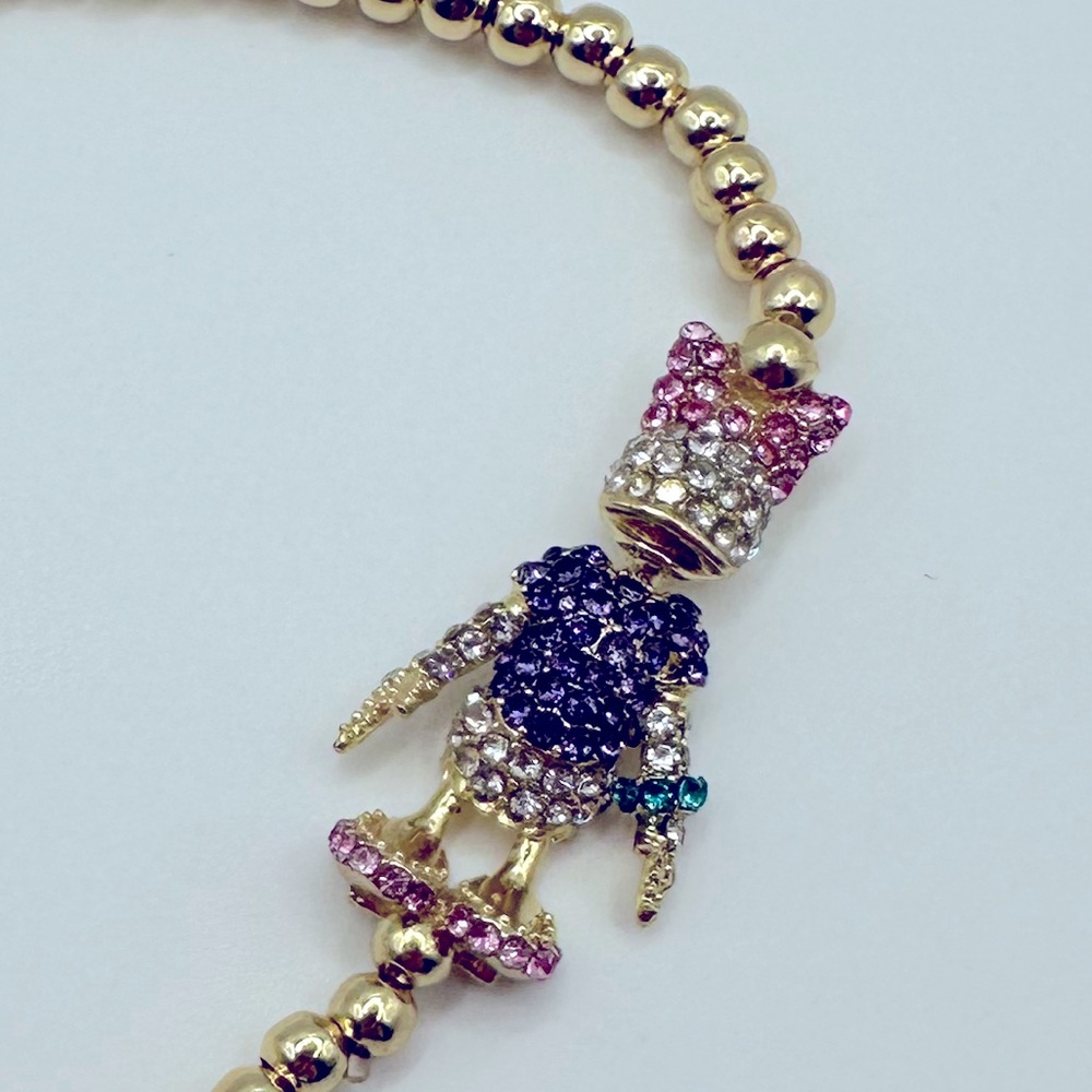 BaubleBar Disney Daisy Pisa Bracelet Pave NWT